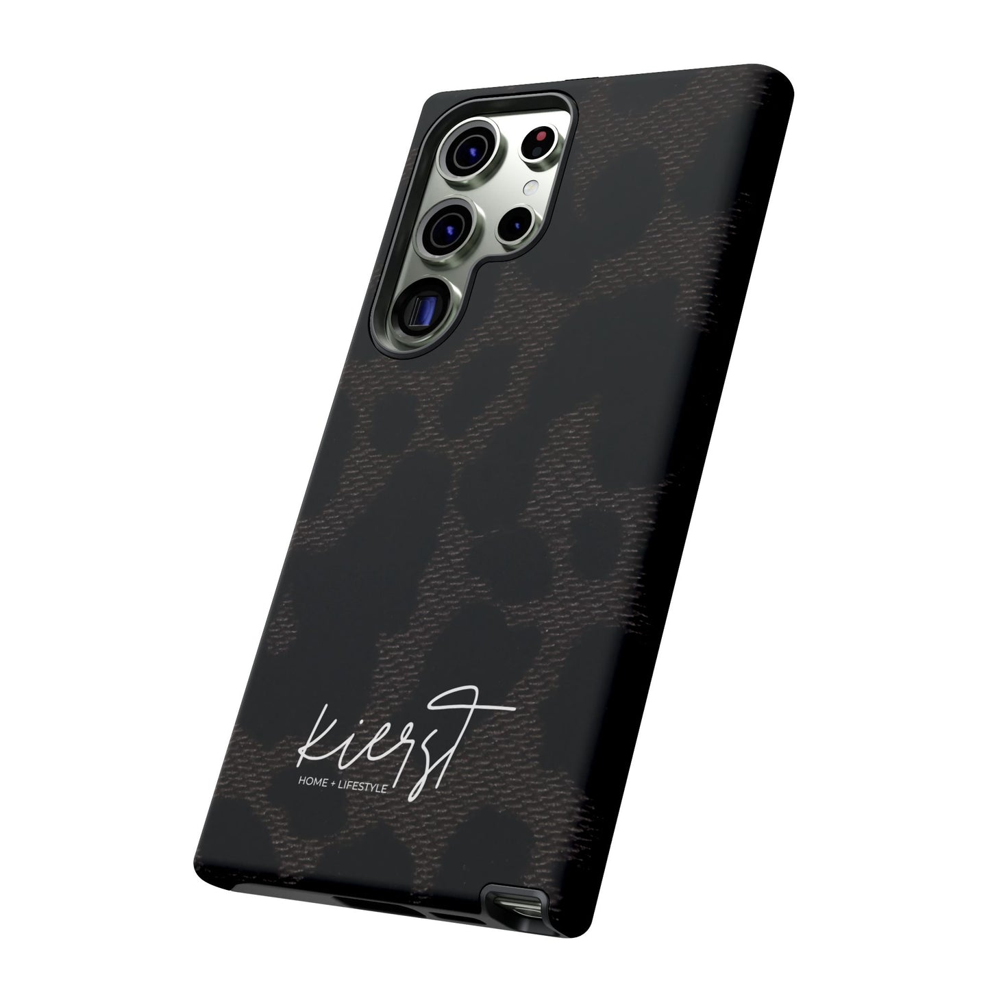 Black Leopard Samsung Galaxy Phone Case