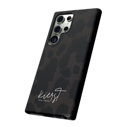 Black Leopard Samsung Galaxy Phone Case