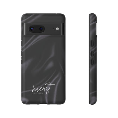 Black Silk Print Google Pixel Phone Case