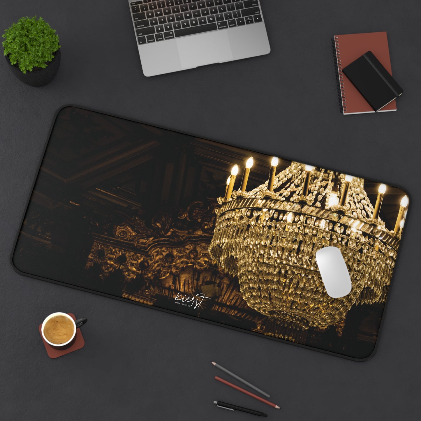 Baroque Chandelier Desk Mat