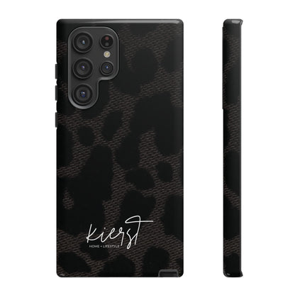 Black Leopard Samsung Galaxy Phone Case