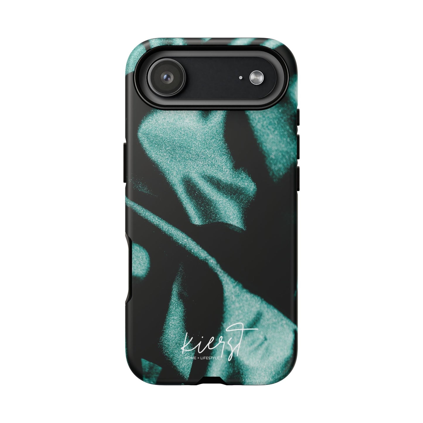Emerald Silk Print iPhone Case
