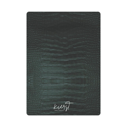Emerald Crocodile Poker Playing Cards