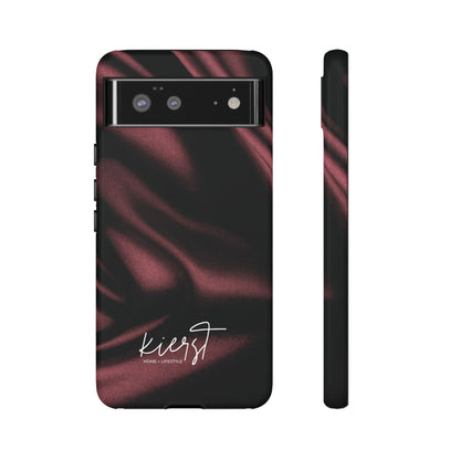 Signature Velvet Noir Silk Print Google Pixel Phone Case