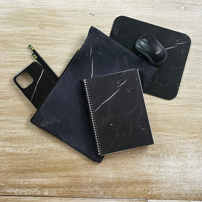 Black Marble Notebook
