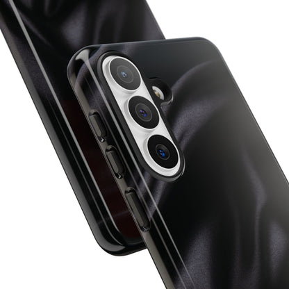 Black Silk Print Samsung Galaxy Phone Case
