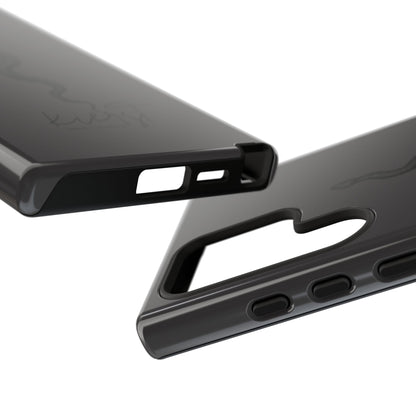 Long Black Snake Samsung Galaxy Phone Case | Power In The Subtleties