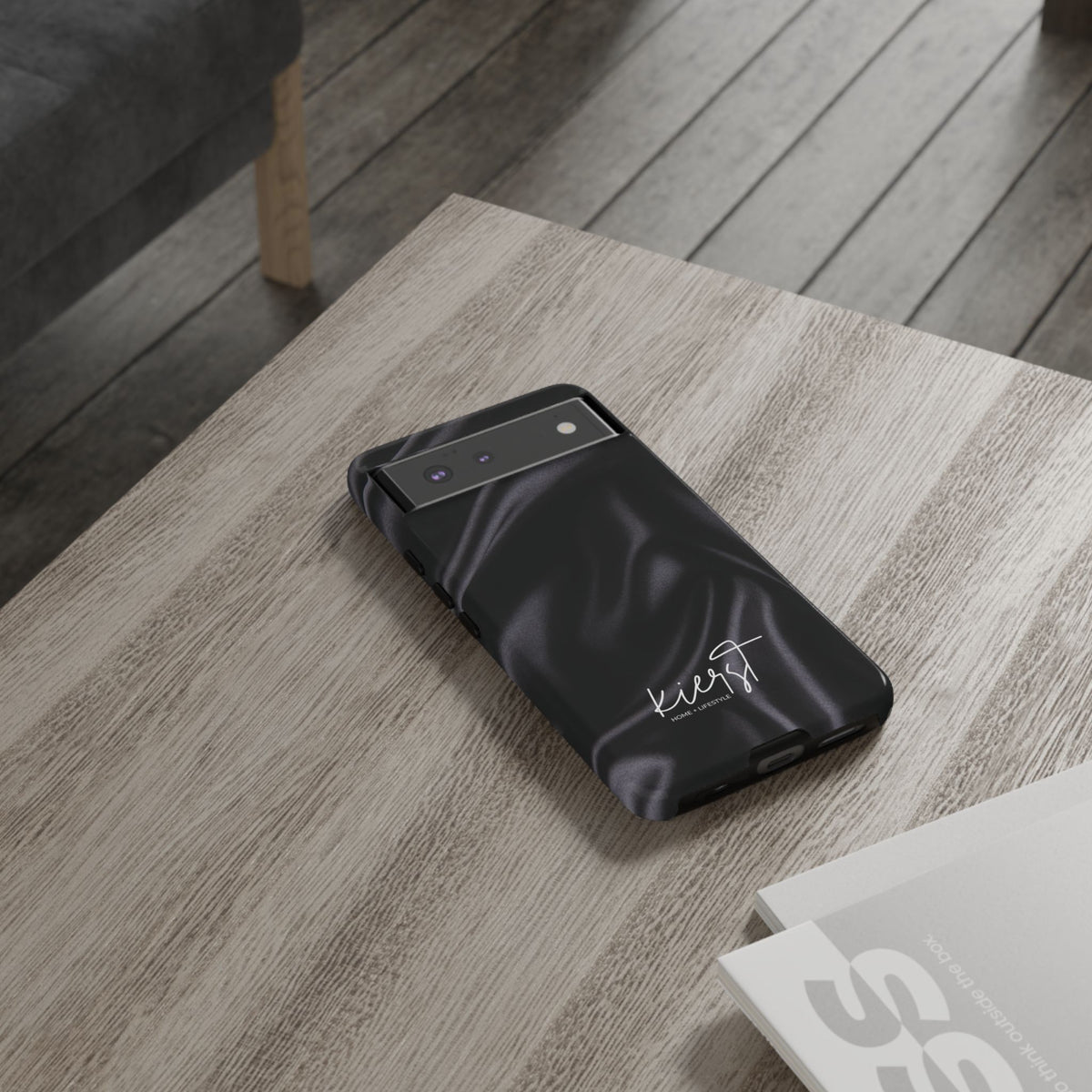Black Silk Print Google Pixel Phone Case