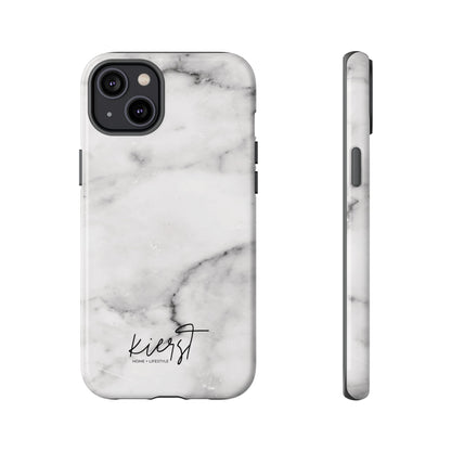 Lived-In White and Grey Marble iPhone Case | Curated Calm, Captured in Marble