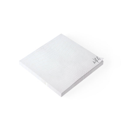 White Alligator Post-it® Note Pad | Luxe Faux Skin-Inspired Memo Pad