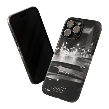 Faded Summer Nights iPhone Case | A Cinematic Blur of City Lights and Nostalgia