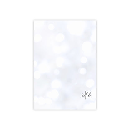White Sparkle Post-it® Note Pad