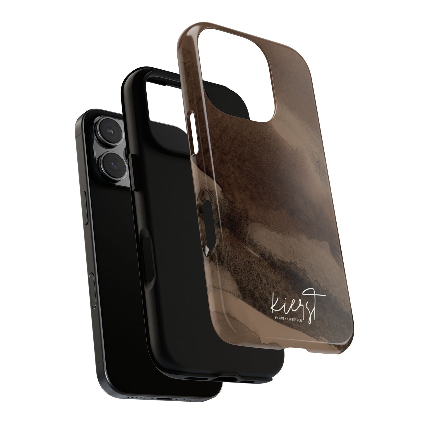 Brown Abstract iPhone Case