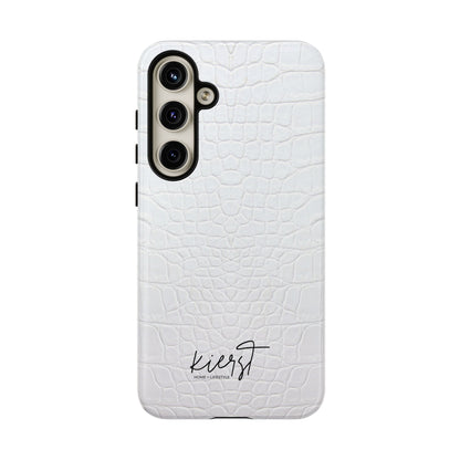 White Alligator Samsung Galaxy Case | Classic Texture Meets Modern Edge
