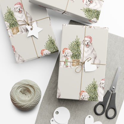 Christmas Dogs Gift Wrapping Paper