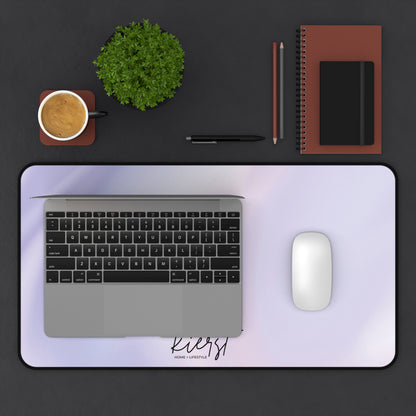 Lilac Marble Desk Mat