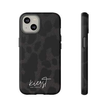 Black Leopard iPhone Case
