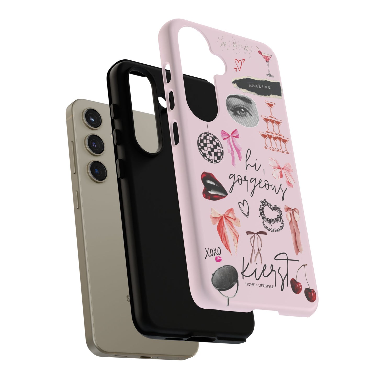 Pink Samsung Galaxy Phone Case - Edge of Romance