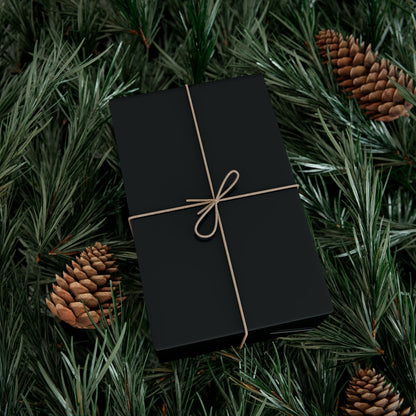 Black Gift Wrapping Paper