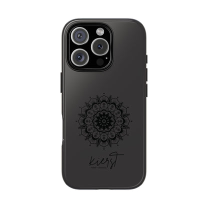 Black Mandala iPhone Case | Refined Calm in Every Curve