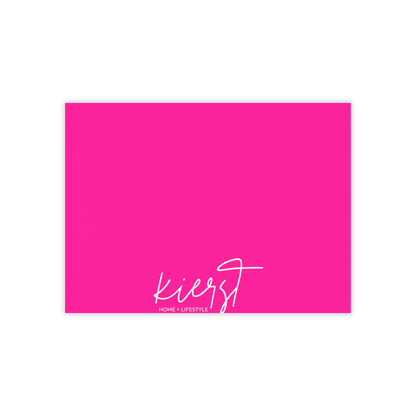 kierst Signature Hot Pink Post-it® Note Pad | Vibrant Sticky Notes for Bold Desks