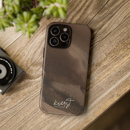 Brown Abstract iPhone Case | Minimal. Earthy. Elevated.