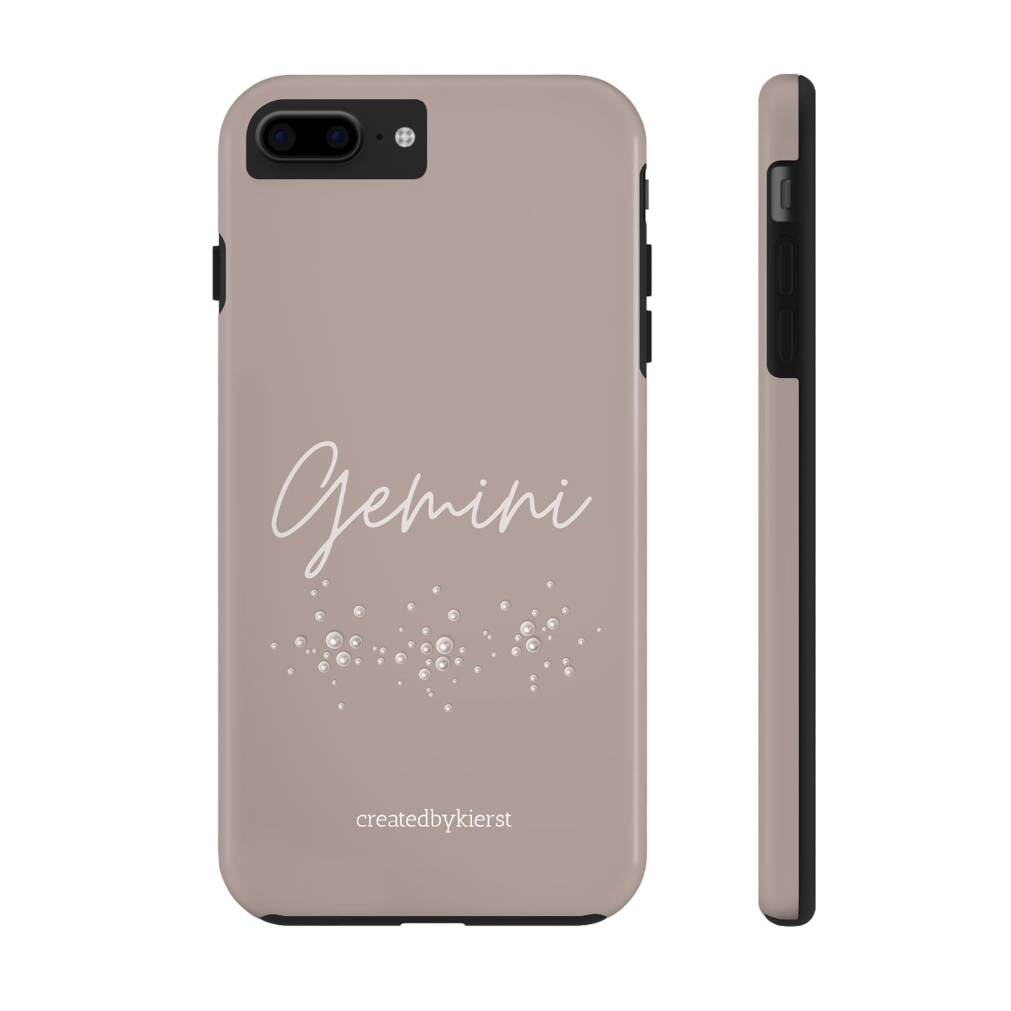 Gemini and Pearls iPhone Case