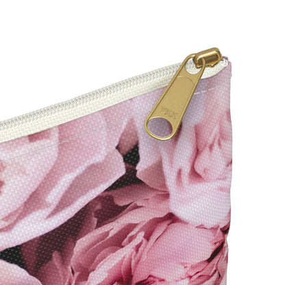 Pink Peonies Accessory Pouch