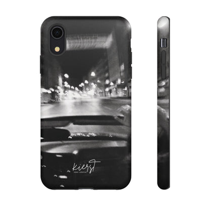 Faded Summer Nights iPhone Case | A Cinematic Blur of City Lights and Nostalgia