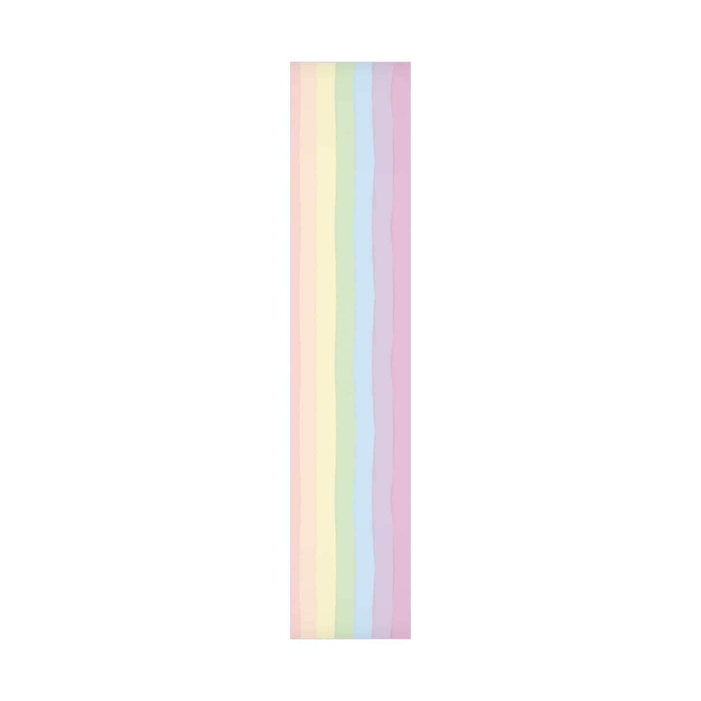 Muted Rainbow Messy Striped Gift Wrapping Paper