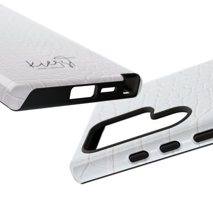 White Alligator Samsung Galaxy Case | Classic Texture Meets Modern Edge
