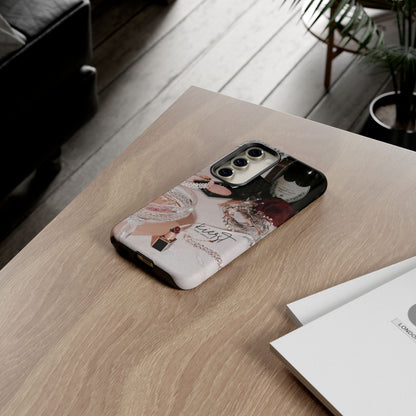 Just A Girl Vintage Style Samsung Galaxy Phone Case