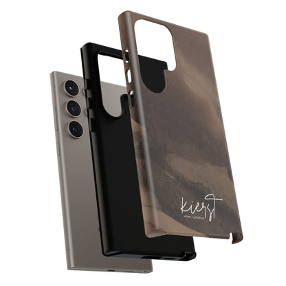 Brown Abstract Samsung Galaxy Case