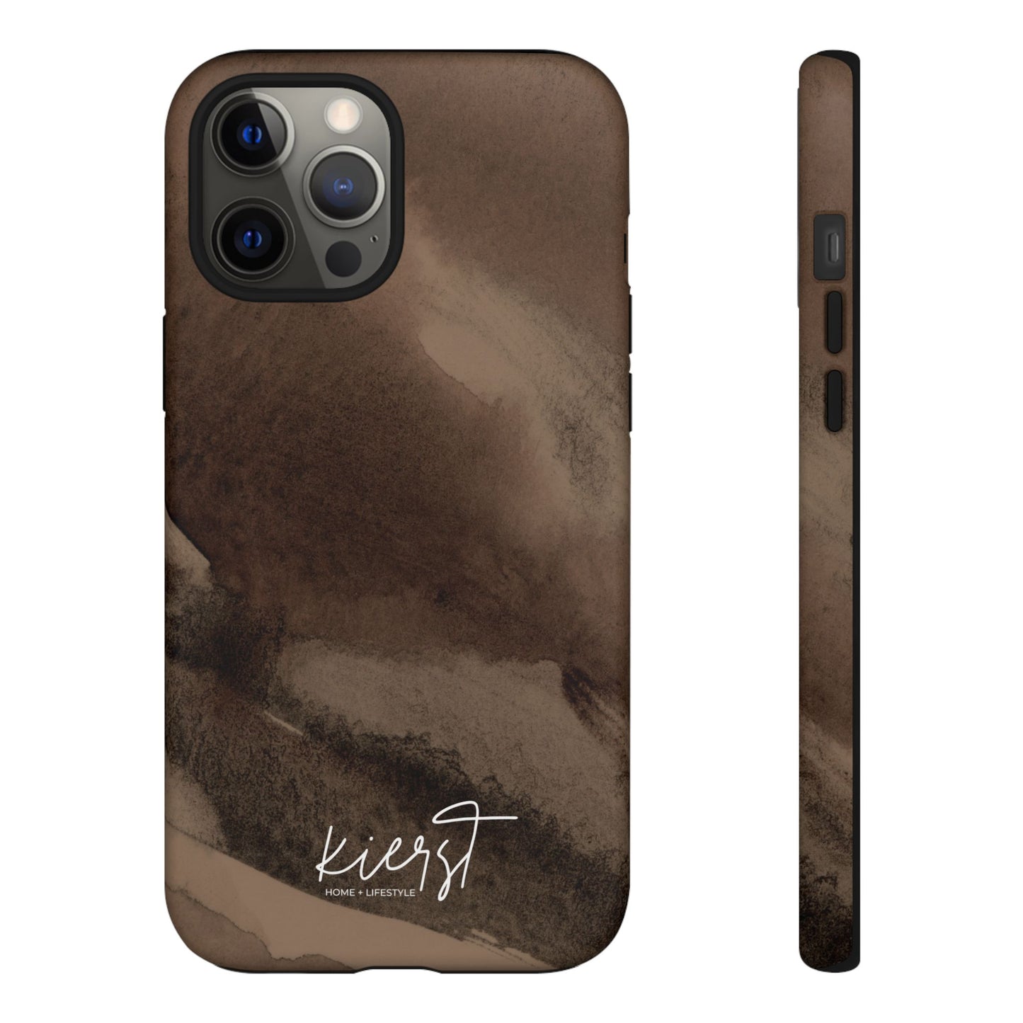 Brown Abstract iPhone Case