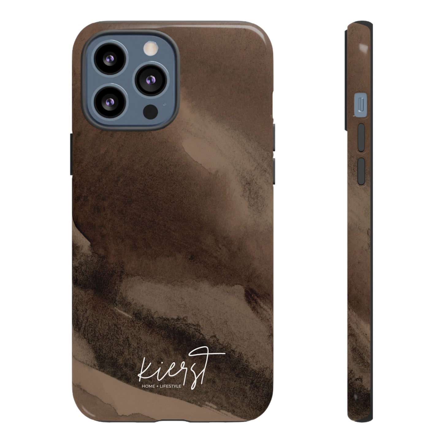 Brown Abstract iPhone Case