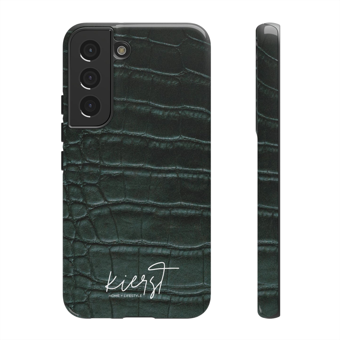 Emerald Crocodile Print Samsung Galaxy Case