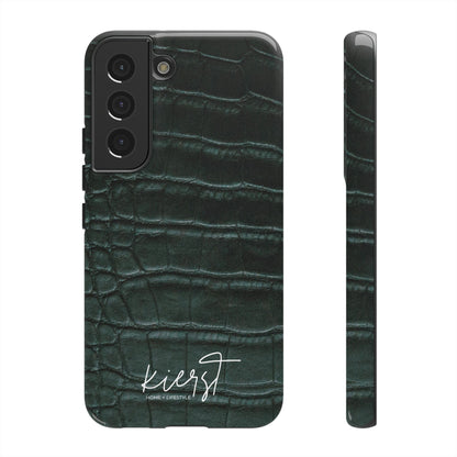 Emerald Crocodile Print Samsung Galaxy Case