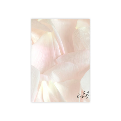 Iridescent Petals Post-it® Note Pad | Soft Pink Floral Sticky Notes for Elegant Everyday Reminders