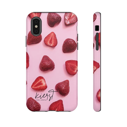 Strawberries iPhone Case | A Sweet Statement Rooted in Soft Luxury