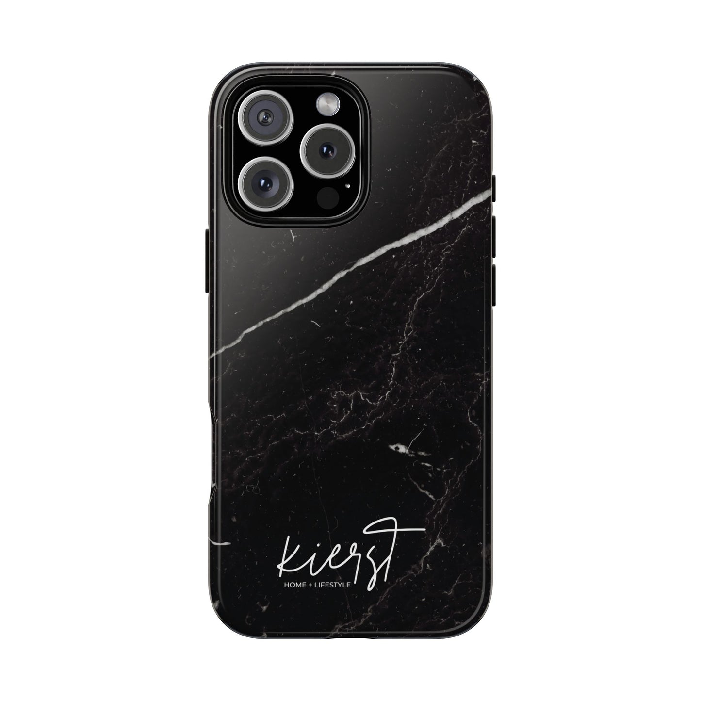 Black Marble iPhone Case