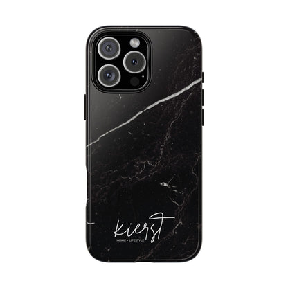 Black Marble iPhone Case