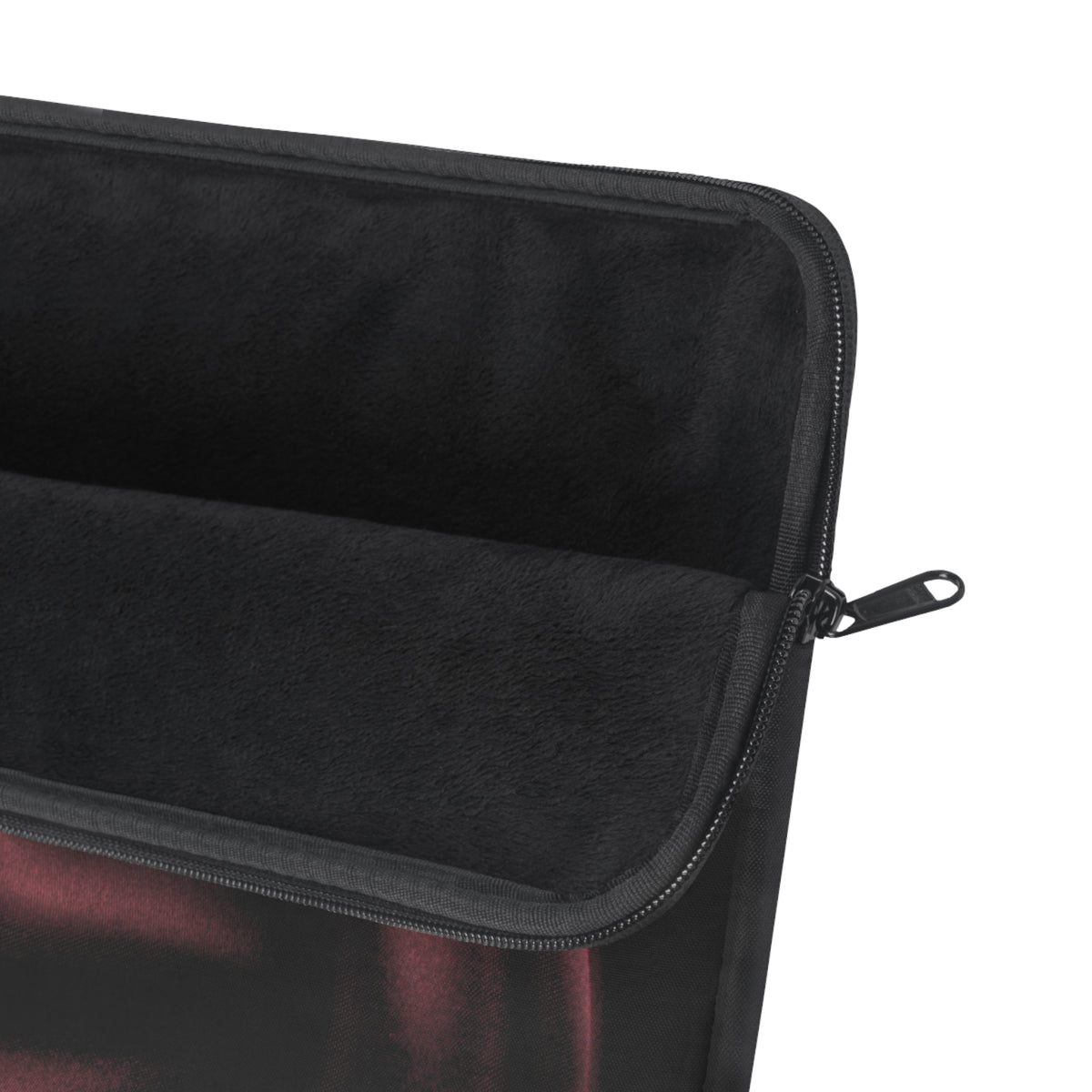 Signature Velvet Noir Silk Print Laptop Sleeve