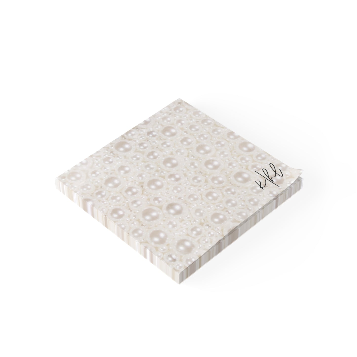 Various Pearls Post-it® Note Pad | Soft Ivory Sticky Notes with a Glamorous Luxe Touch