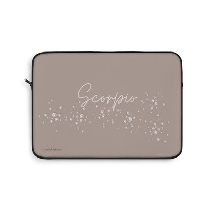 Scorpio and Pearls Laptop Sleeve