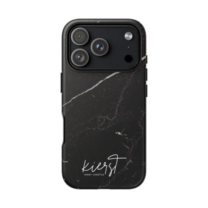 Black Marble iPhone Case