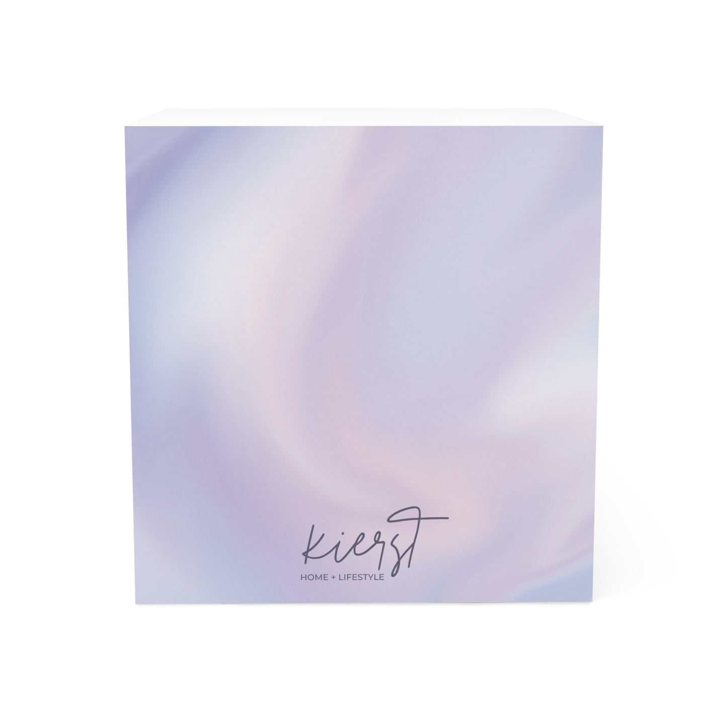 Lilac Marble Note Cube