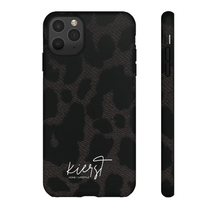 Black Leopard iPhone Case
