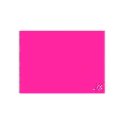 kierst Signature Hot Pink Post-it® Note Pad | Vibrant Sticky Notes for Bold Desks