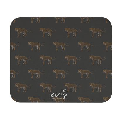 Leopards on Grey Mouse Pad