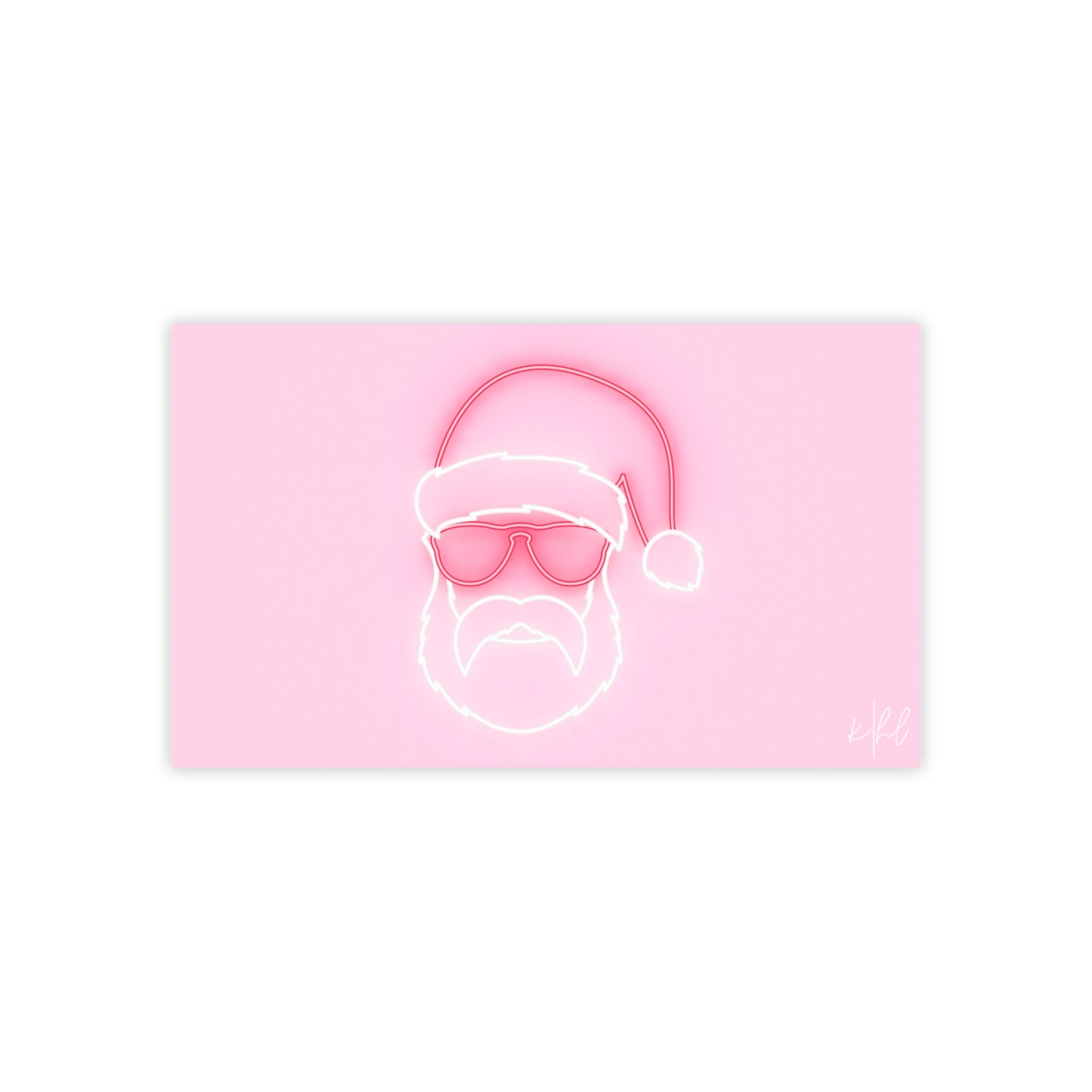 Neon Sign on Pink Post-it® Note Pad